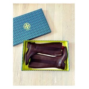 Tory Burch ‘Christy’ Riding Boot - Brown Tumbled